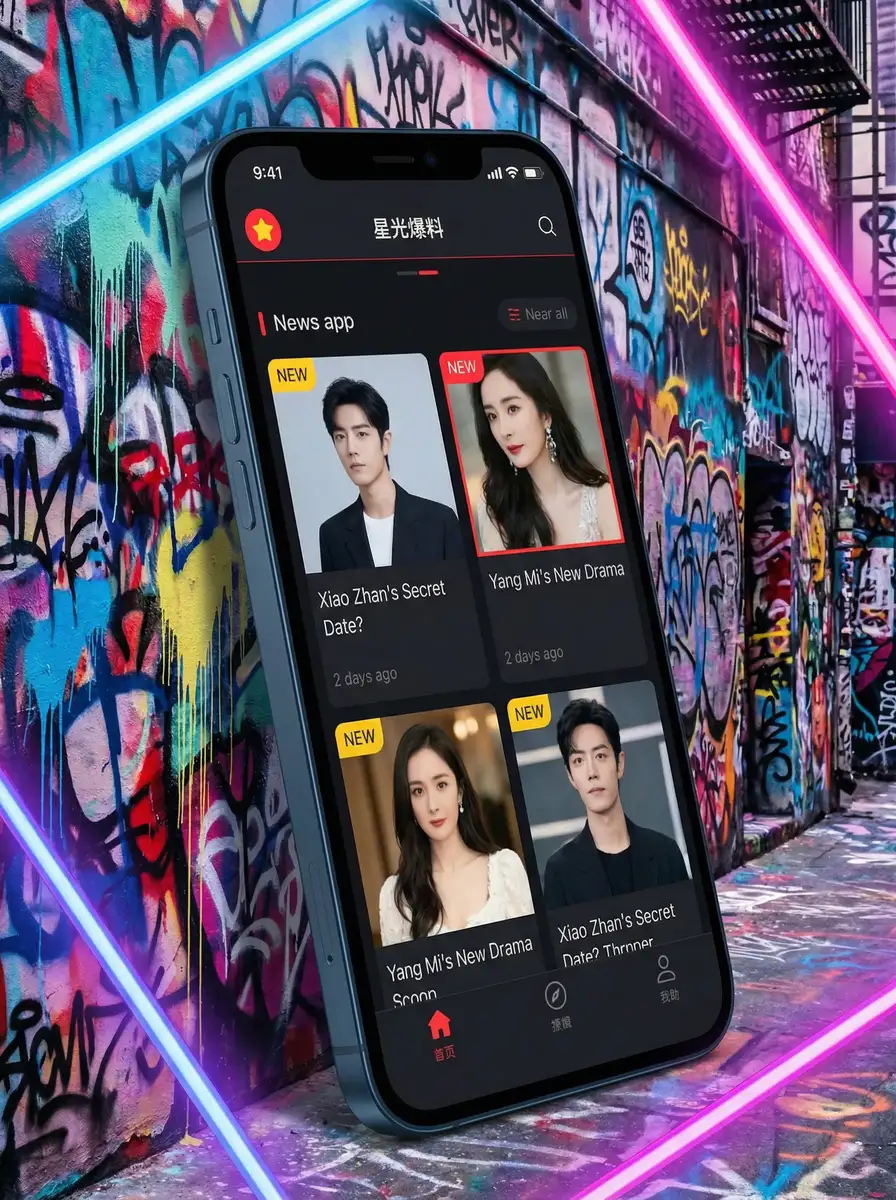 蝴蝶刀 APP界面展示 - 掌上吃瓜神器